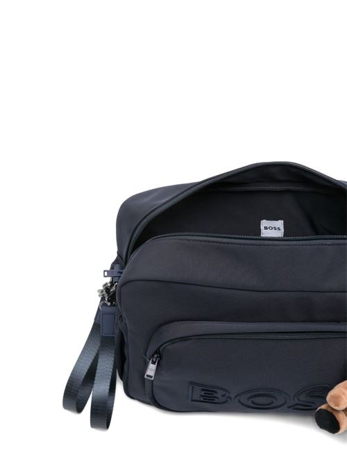Borsa fasciatoio unisex BOSS Kids blu con orso BOSS KIDS | J53178849
